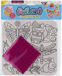 Sparkling decoration with foils