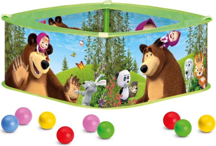 50 colourful balls for active play
