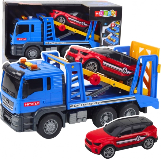 Evakuators–autovedējs ar vieglo auto ar gaismām un skaņām TOYSTAR