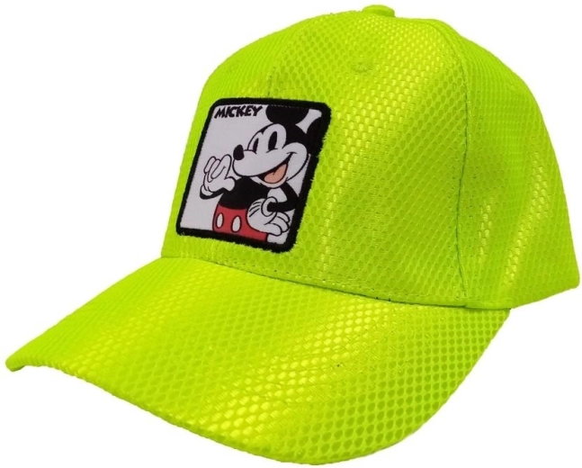 Bērnu zaļa beisbola cepure Mickey Mouse