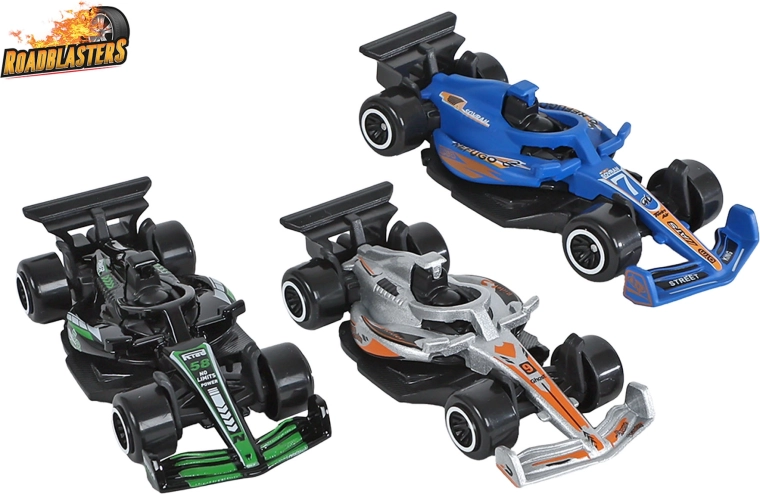 Metāla formulas Roadblasters 7,5 cm – komplekts 3 gab.