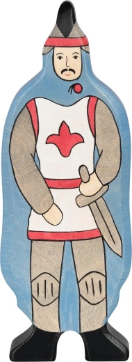 Knight with a Blue Cloak Holztiger - 1 piece