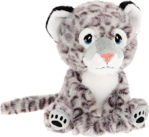 Keel Toys Keeleco sniega leopards, ekoloģiska plīša rotaļlieta 14 cm
