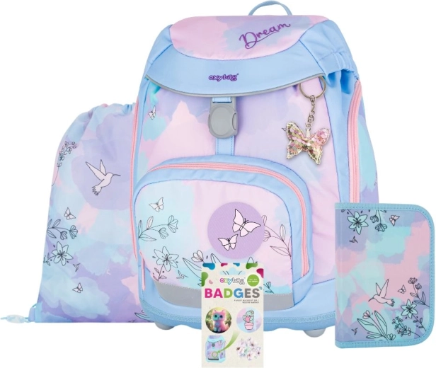 Skolas komplekts 4 gab. OXYBAG Sherpy Kolibri