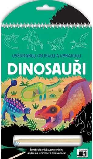 Nokas, atklāj, izkrāso dinozauri