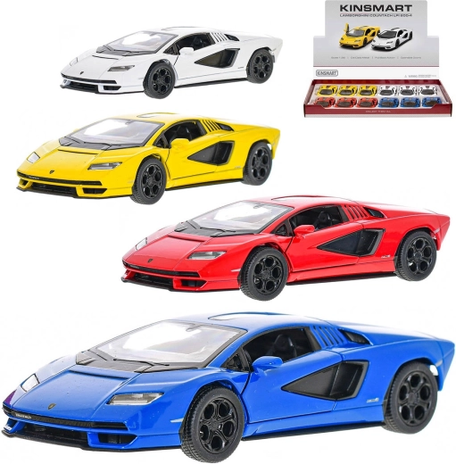 Kinsmart metāla automašīnas modelis Lamborghini Countach LPI 800-4 12,5 cm (1:38) - 1 gab.