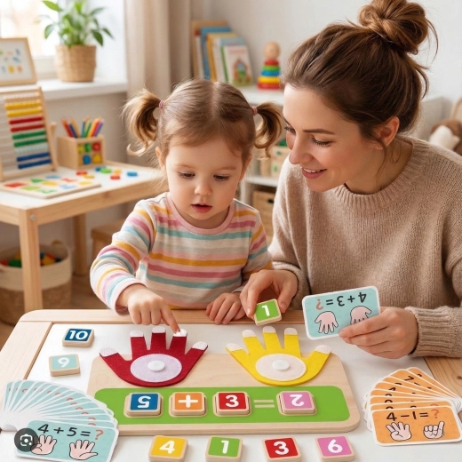 First addition and subtraction through play