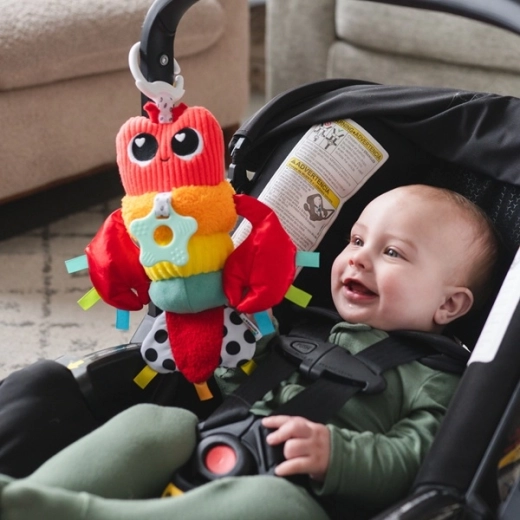 Practical attachment to a stroller or car seat