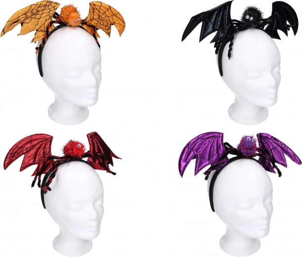 Carnival Headband with Ears and Spider Decoration
