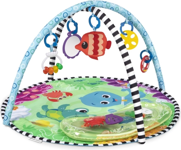 Baby Einstein 2 v 1 rotaļu paklājs ar ūdens paklājiņu Sea Floor Explorers 0 m+