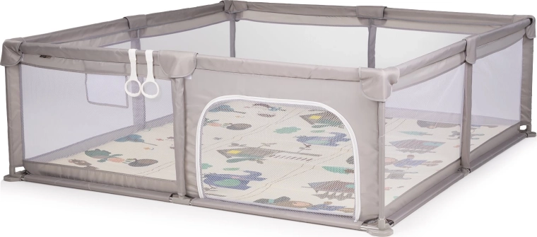 Plaša rotaļu zona un elpojošas sieta sienas