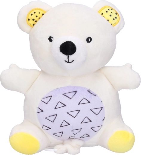 Plush wind-up teddy bear with lullaby, 19 cm