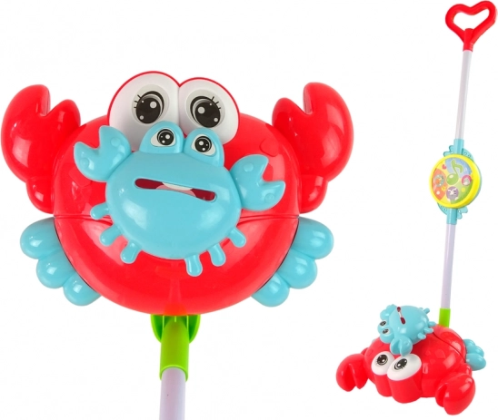 Glowing Crab Push Toy with Music