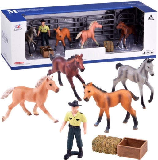 Animal Series Farm – Barn Pony Set, Figures and Accessories – Farm
