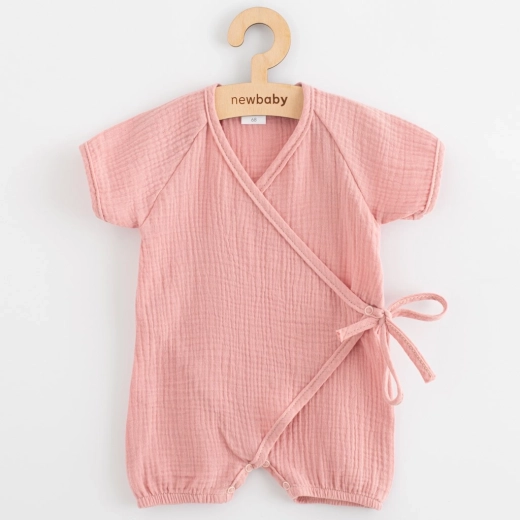 Vasaras muslīna rāpulis New Baby, rozā