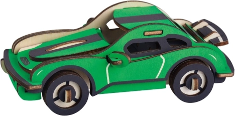 Koka 3D puzle Hurricane sacīkšu auto