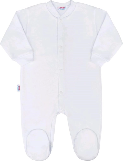 Zīdaiņu kombinezons New Baby Classic baltā krāsā