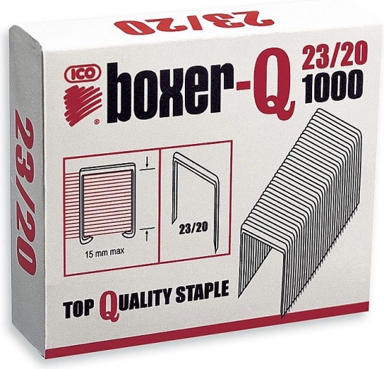 Skavotāja skavas BOXER‑Q 23/20, 1000 gab.