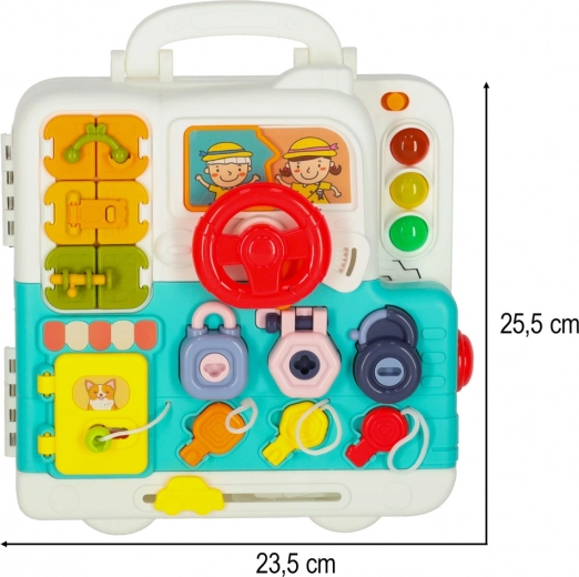 Slēdzenes, atslēgas un aukliņas smalkajai motorikai