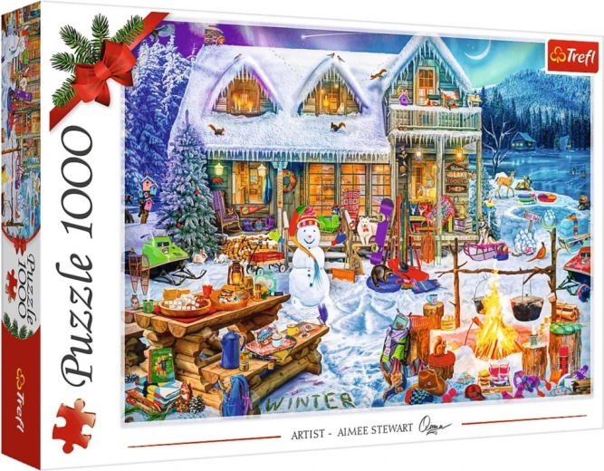 Puzle 1000 detaļu TREFL Ziemas laiks XMAS