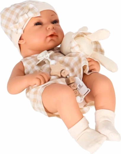 Realistic baby doll with accessories
