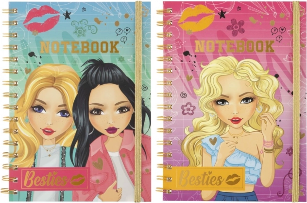 Spirālbloks ar līnijām Besties