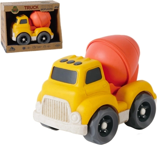 Bioplastic Concrete Mixer Truck 18 cm