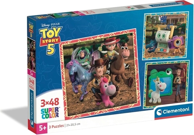 Clementoni Toy Story bērnu puzle Square 3×48 gabaliņi
