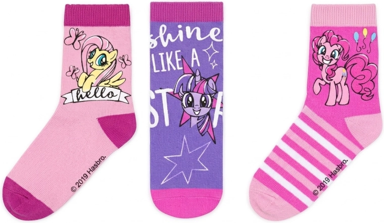 Bērnu zeķes My Little Pony – komplekts 3 pāri