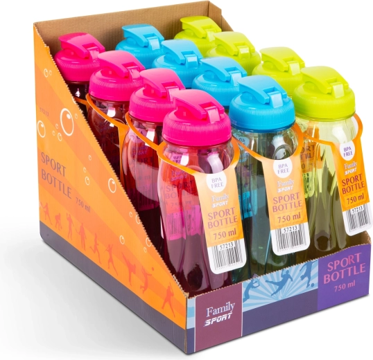 750 ml tilpums aktīvai dienai