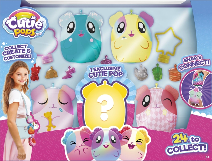 Cutie Pops surprise backpack charm set (5 pcs) - assorted