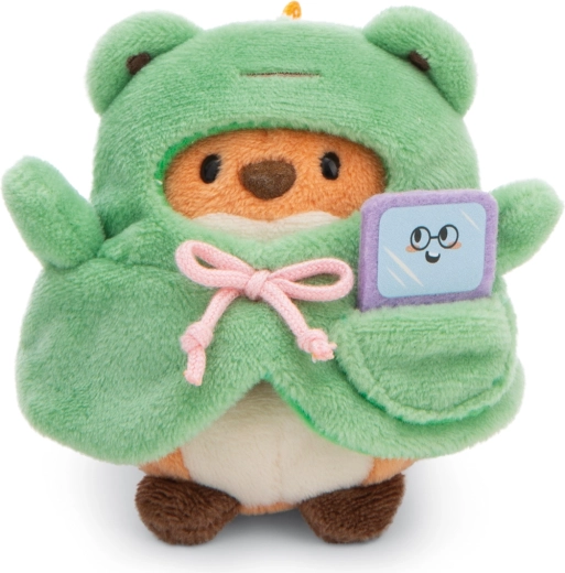 NICI MyMochi lapsa Geeks vardes kostīmā ar mini videospēli – plīša komplekts 3 vienā, 8 cm
