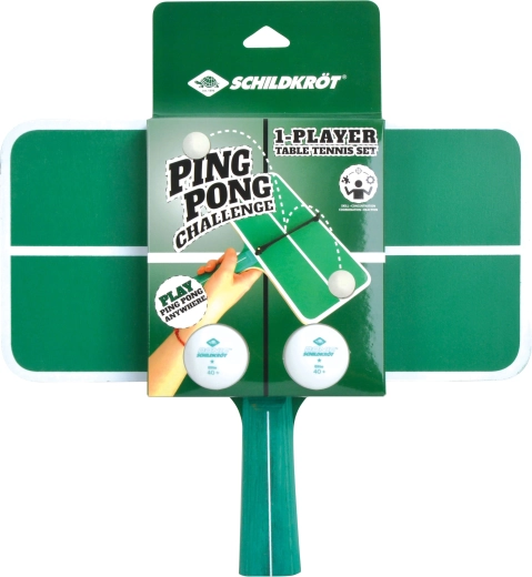 Schildkröt galda tenisa komplekts vienam spēlētājam Ping Pong Challenge