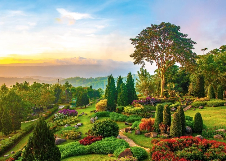 ALIPSON Puzzle Garden on the Hill 1000 pieces