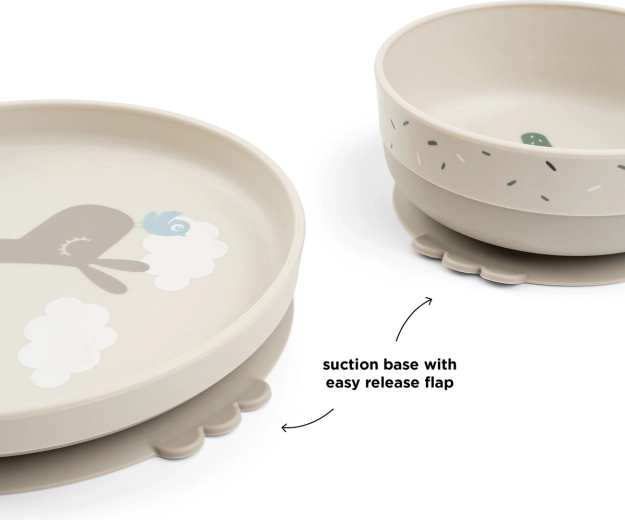 Done by Deer Foodie dining set with suction base Lalee Sand