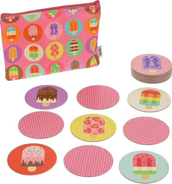 Colorful Popsicle Memory Game for Children by Petit Collage