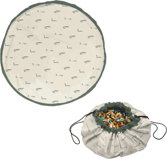 Play&Go Noomad original rotaļu paklājs un mantu maiss croco