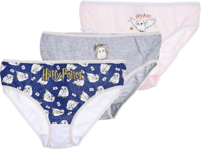 Set of 3 cotton panties Harry Potter