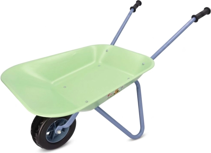 Adam Toys bērnu metāla ķerra mazajam dārzniekam, zaļa – 1 gab.