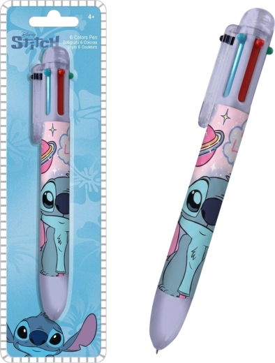 Seškrāsu pildspalva Lilo & Stitch violeta – 1 gab.