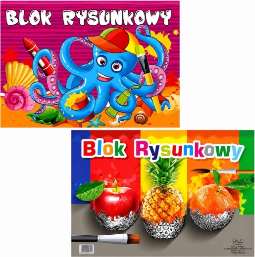 Balts zīmēšanas bloks A3, 19 lapas, 80 g PROTOS