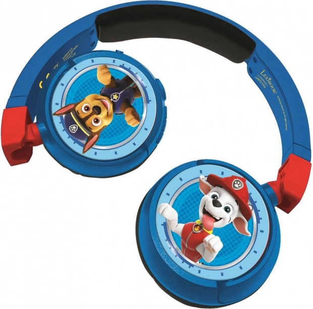 Bērnu bezvadu un vadu austiņas PAW PATROL, salokāmas