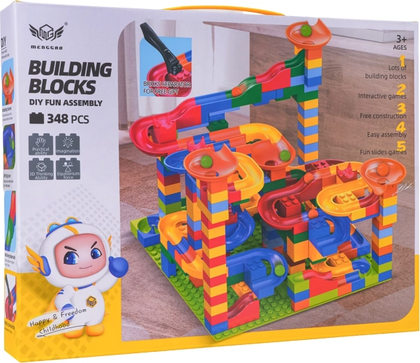 348 pieces for creative building