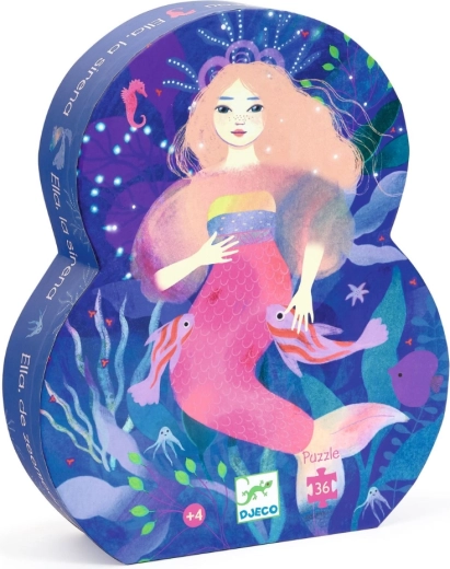 Djeco Mermaid Ella Puzzle, 36 Pieces