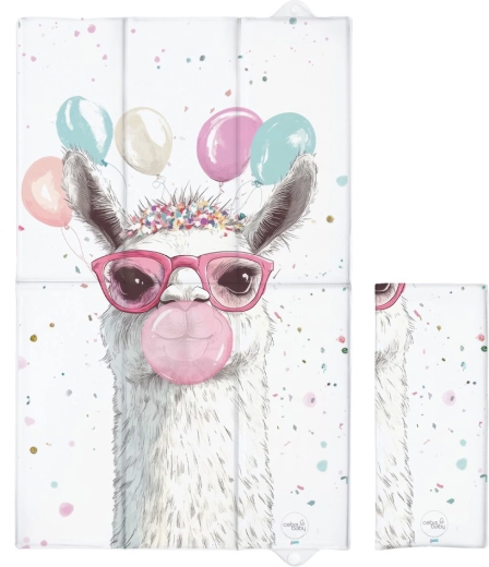 Ceba baby ceļojumu pārtinamais paliktnis Basic Crazy lama 80 × 50 cm