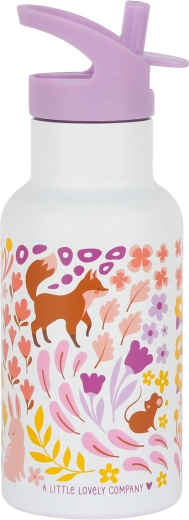 Stainless Steel Drinking Bottle Flower Garden 350 ml