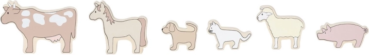 6 animals for farm play