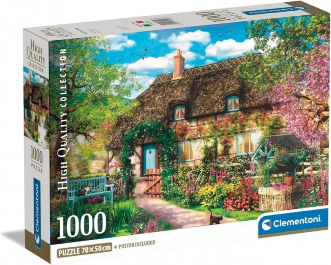 Puzzle 1000 Pieces Compact Old Cottage