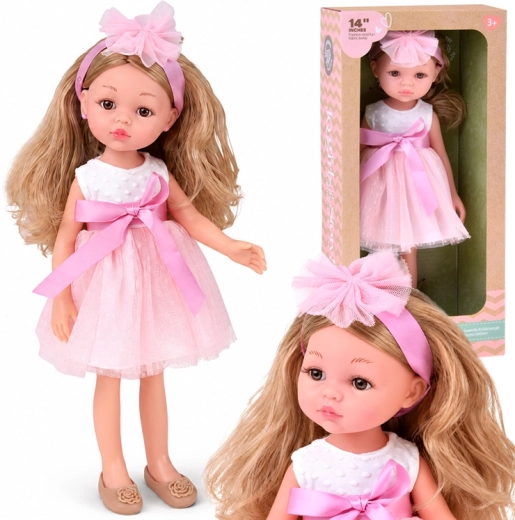 Ballet Doll in Pink Tulle Dress 35 cm