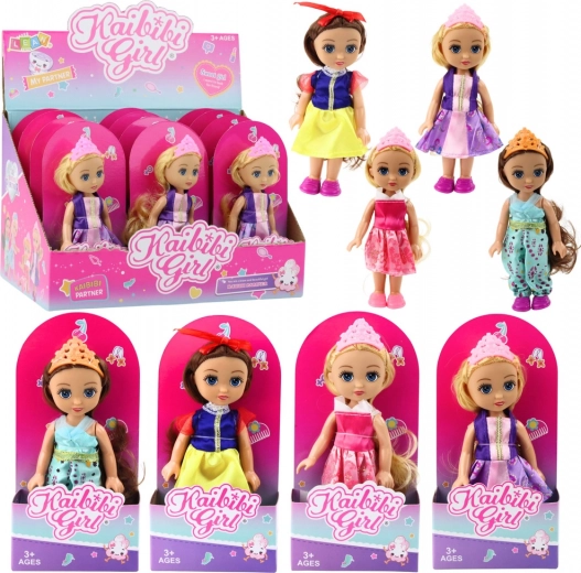Mini Doll Little Princess with Crown 17 cm